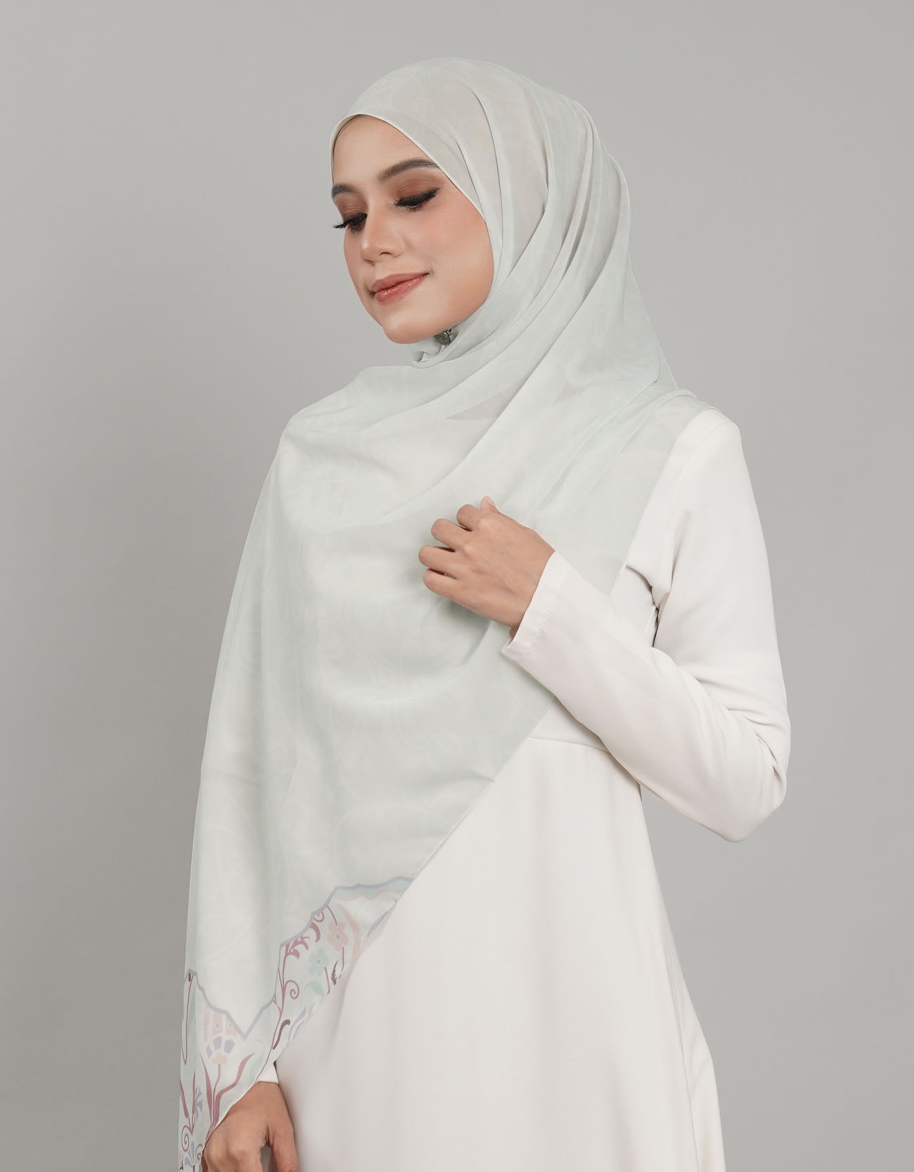 Sutra Shawl Printed - 05 Matahari