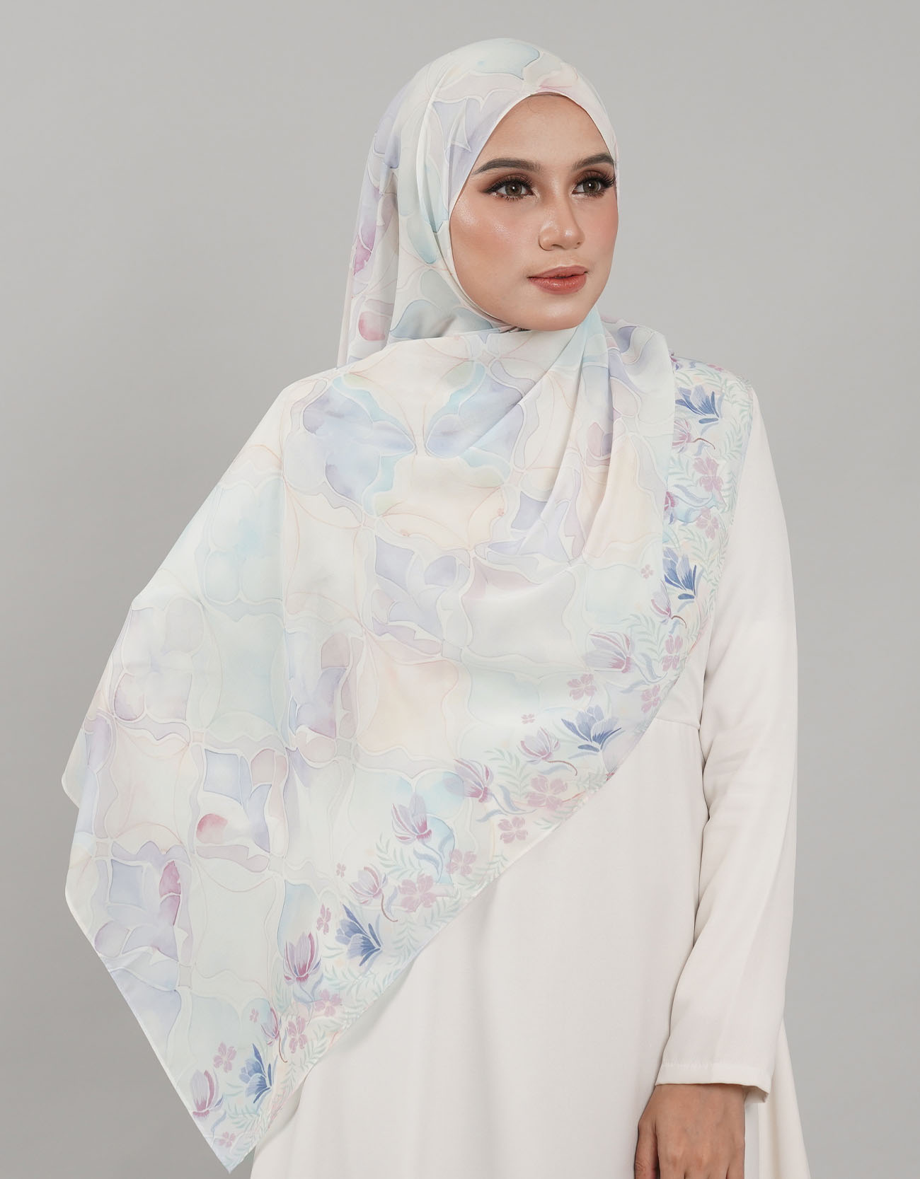 Sutra Shawl Printed - 04 Tulip