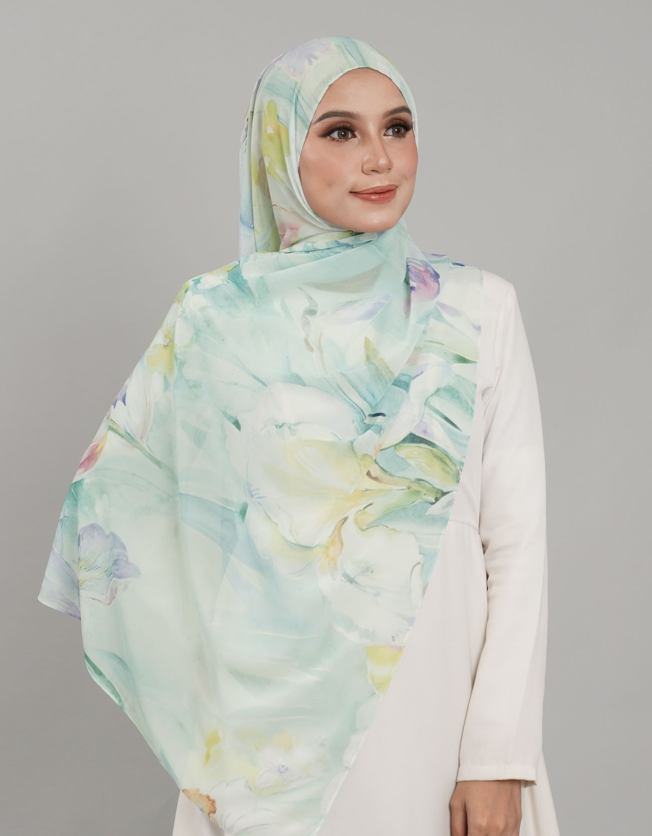 Sutra Shawl Printed - 06 Kemuning