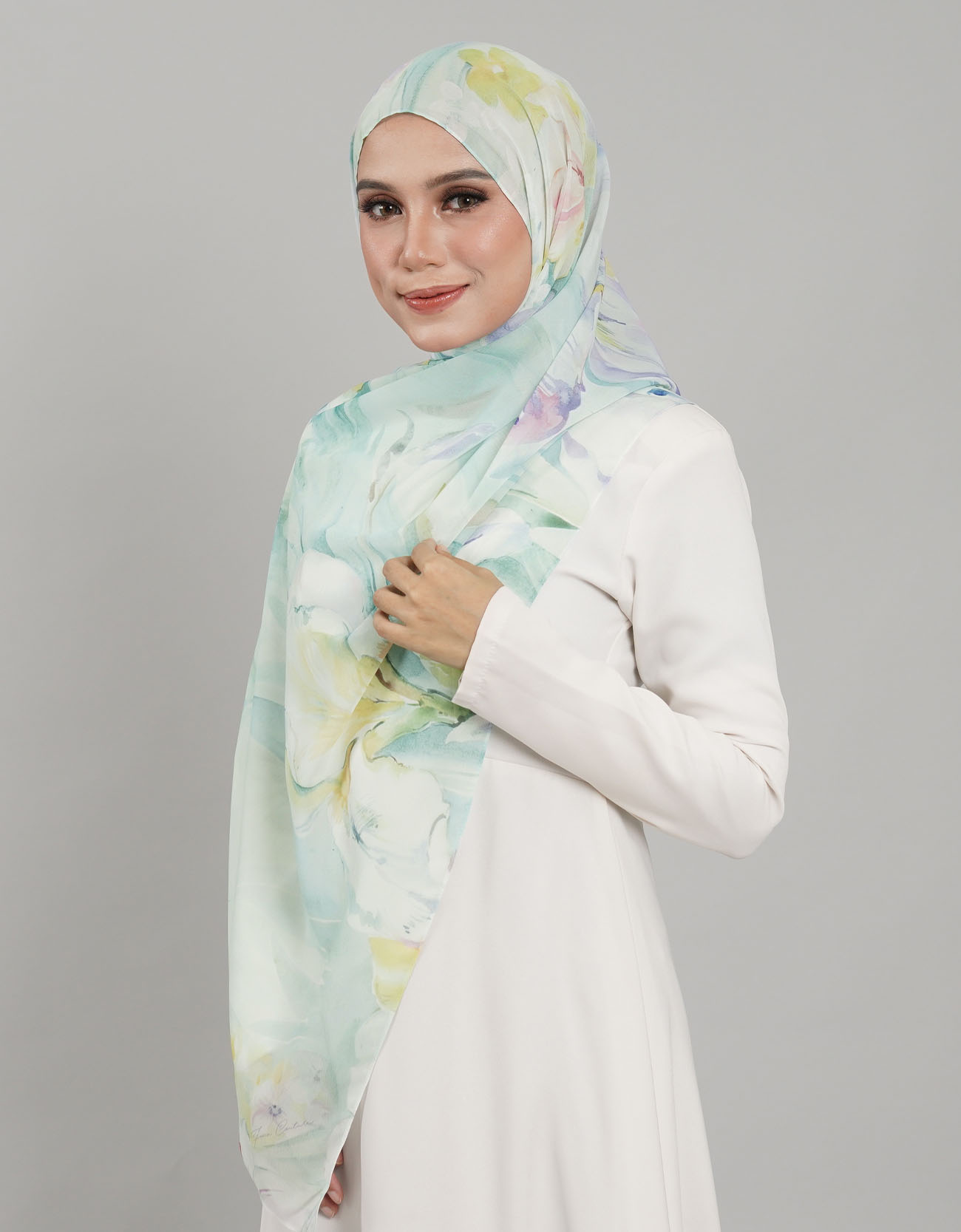 Sutra Shawl Printed - 06 Kemuning