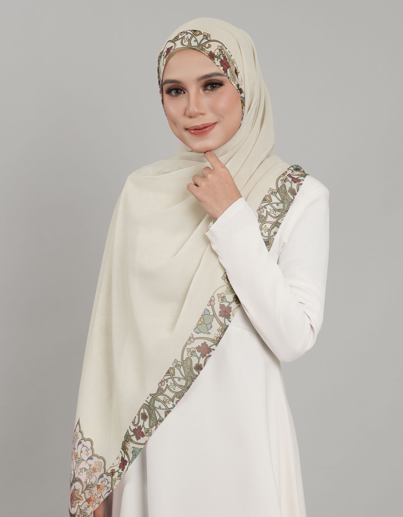 Sutra Shawl Printed - 12 Kenanga