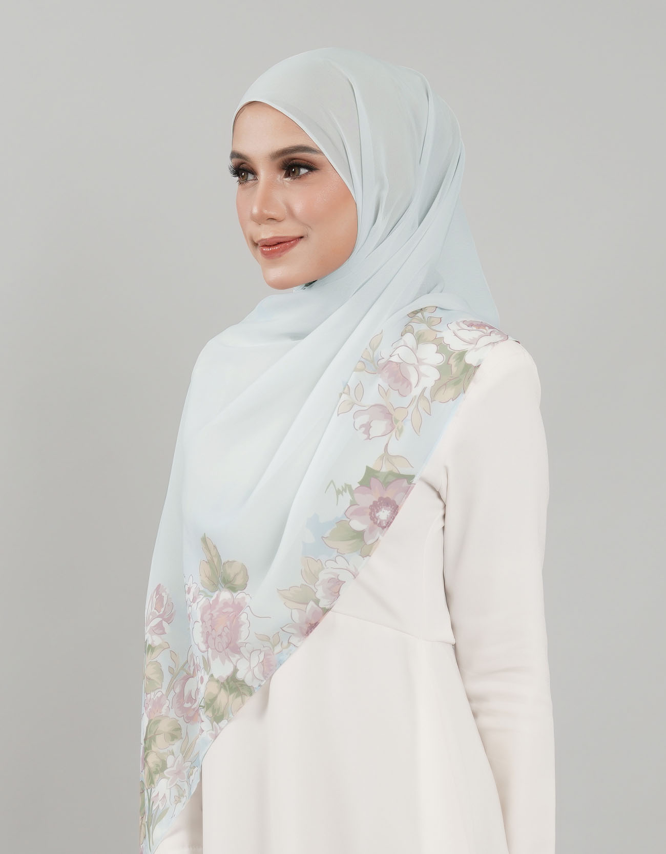 Sutra Shawl Printed - 03 Lily