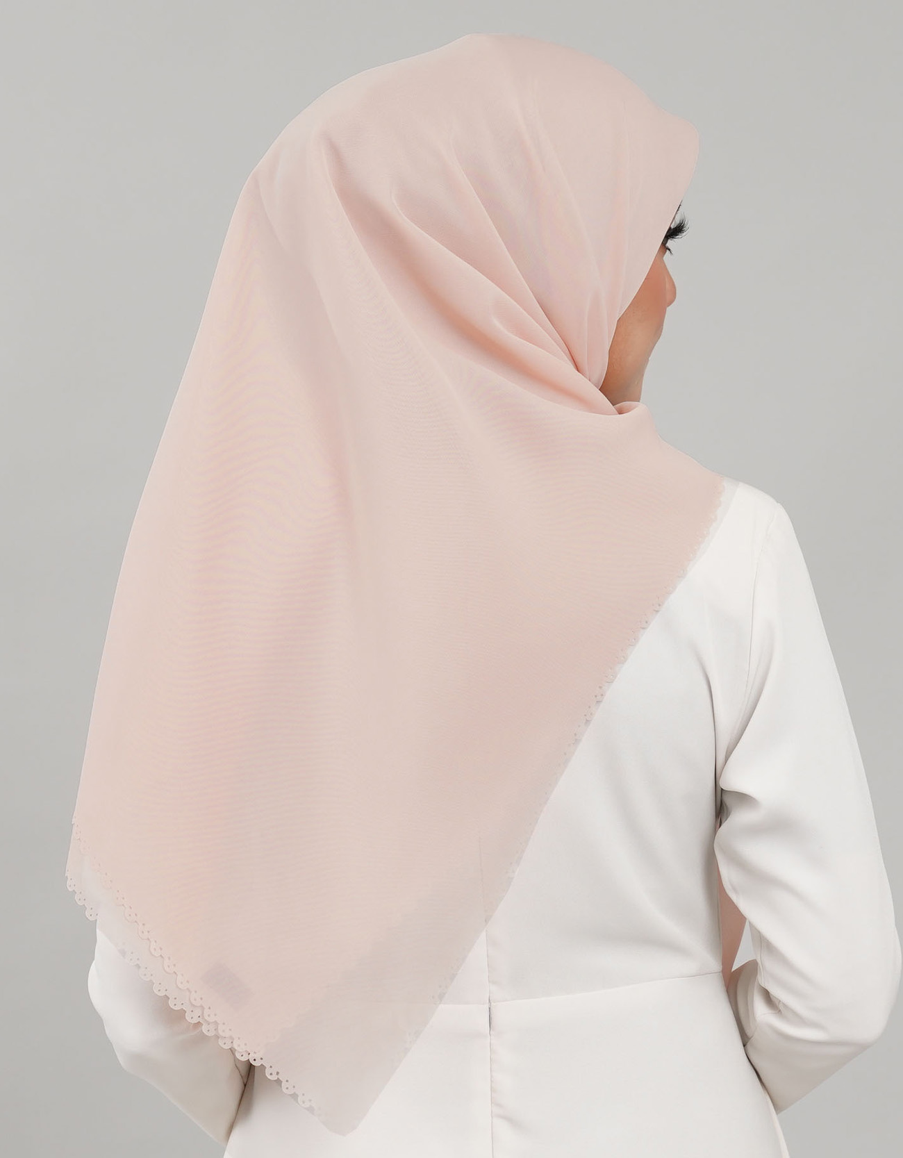 Feena Bawal Plain - 01 Peach