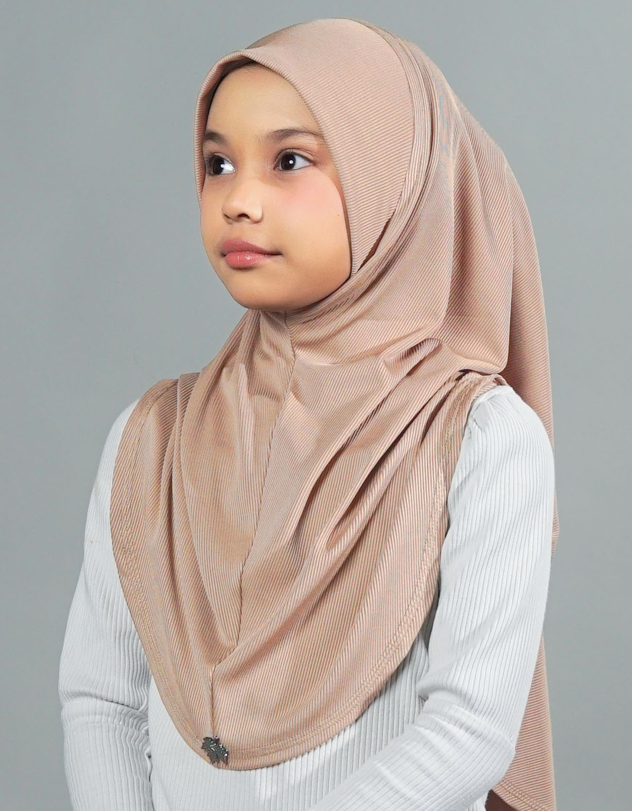Eshal Plain Kids - 02 Light Peach