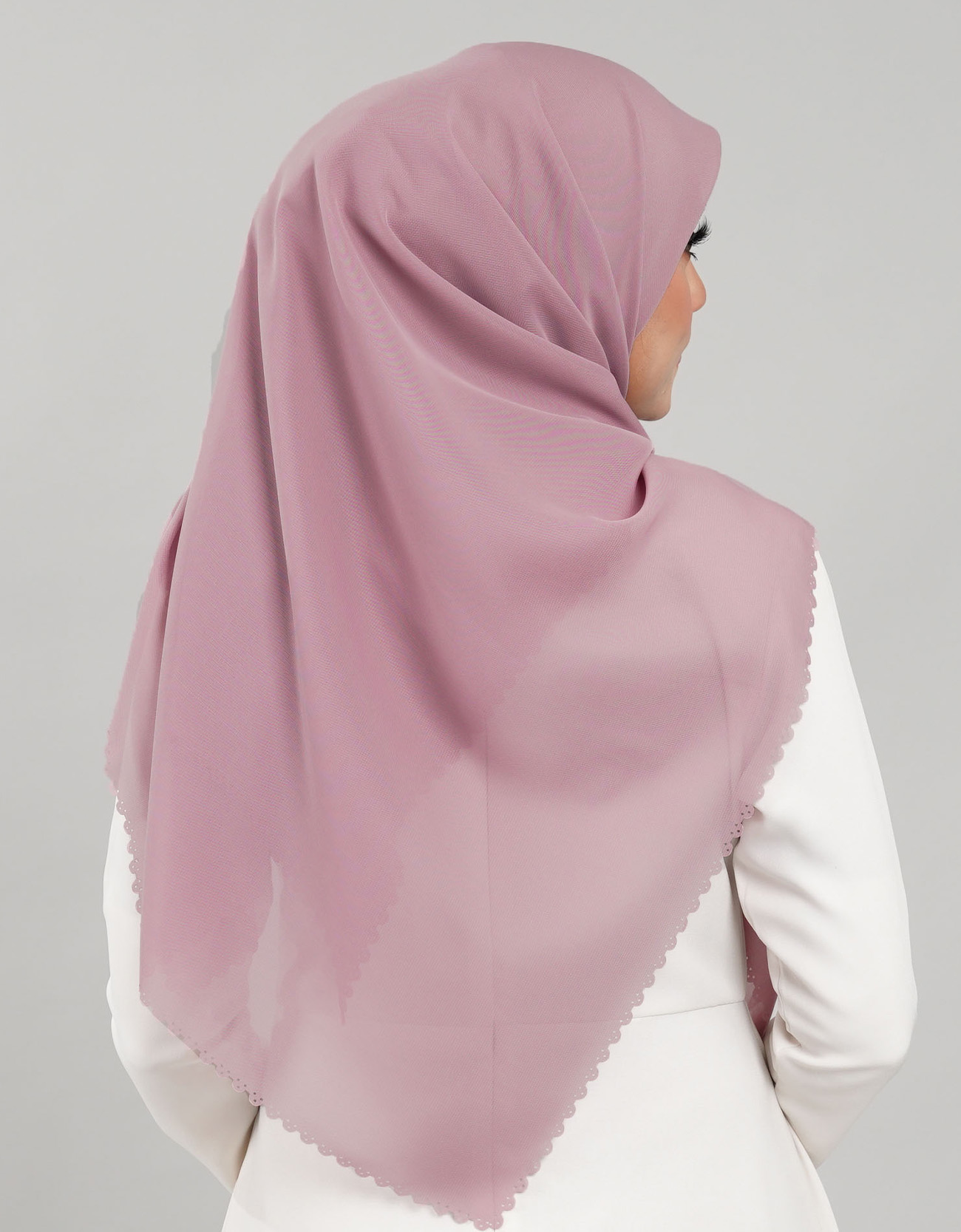 Feena Bawal Plain - 02 Plum