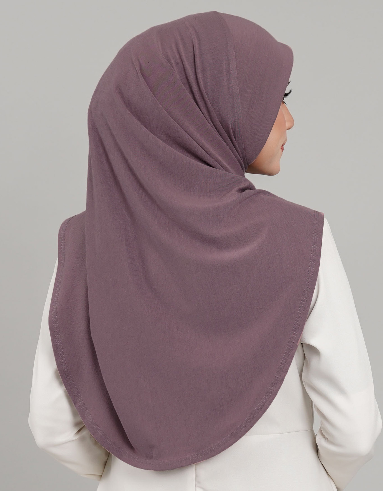 Express Hijab Damia Plain - 02 Plum