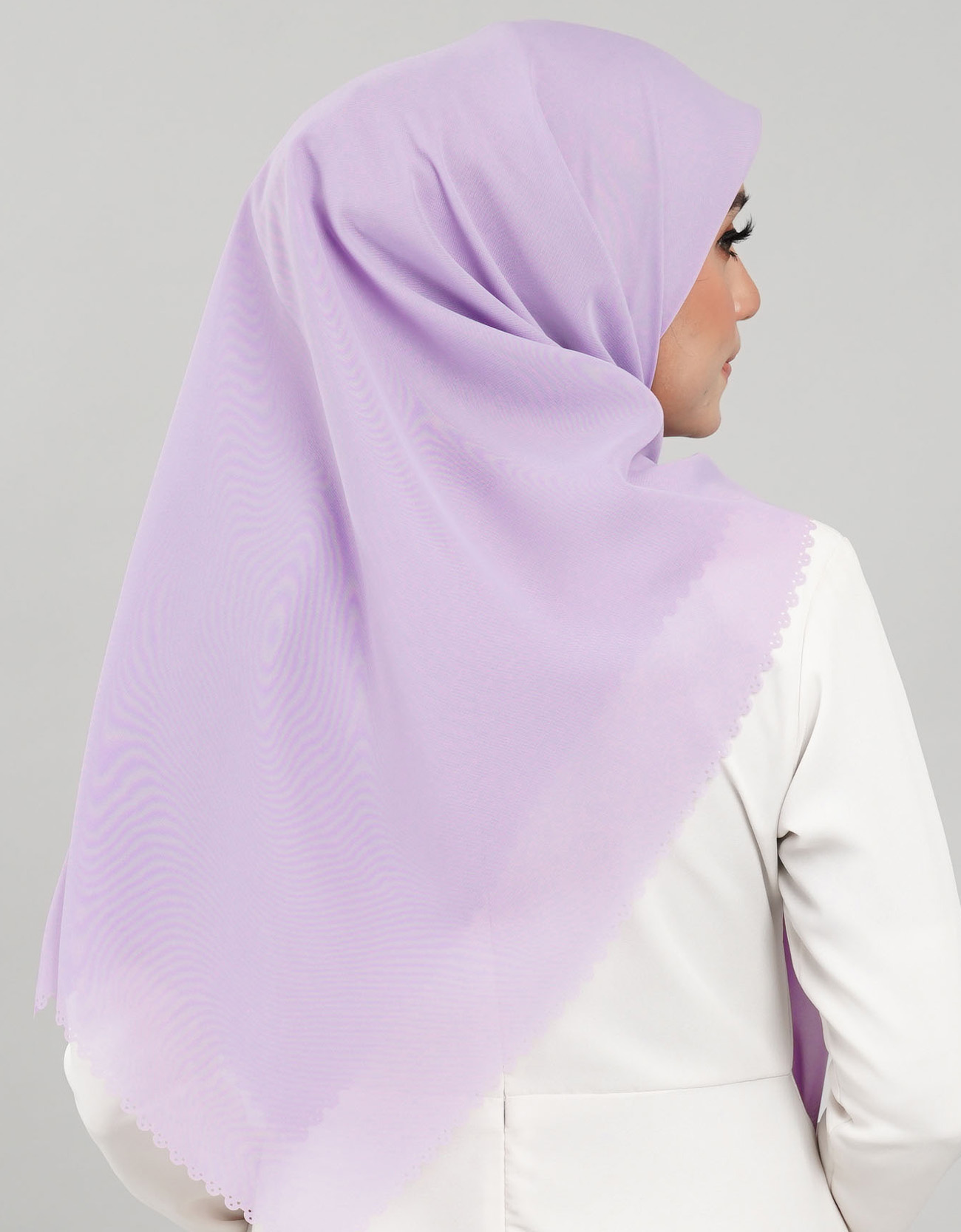 Feena Bawal Plain - 03 Lavendar