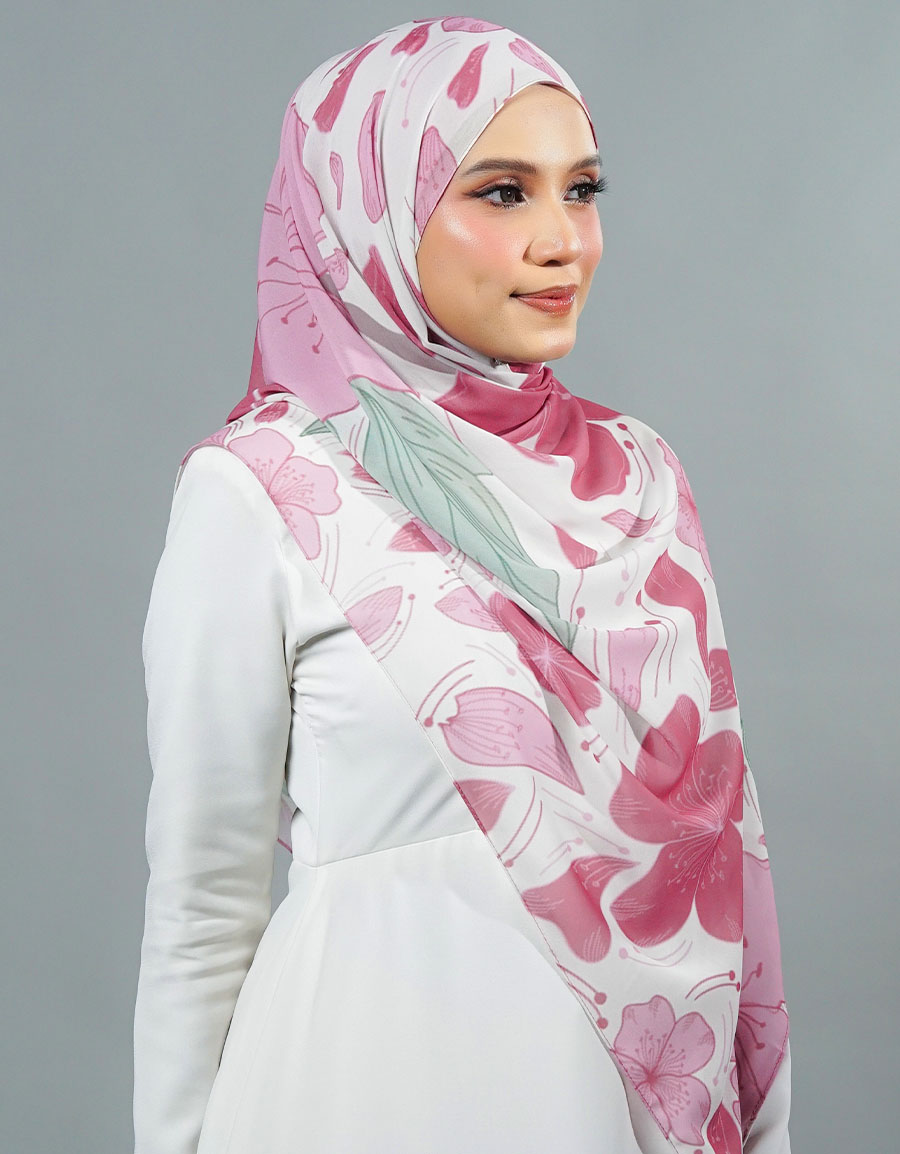 Sofea Long Shawl - 04 Sephia