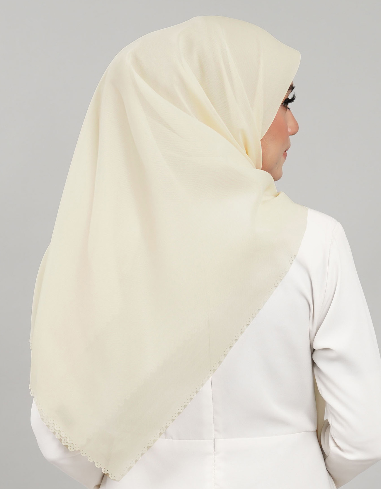 Feena Bawal Plain - 04 Soft Yellow