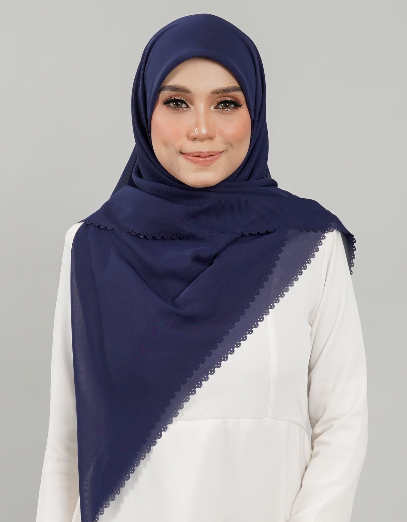 Feena Bawal Plain - 05 Blue