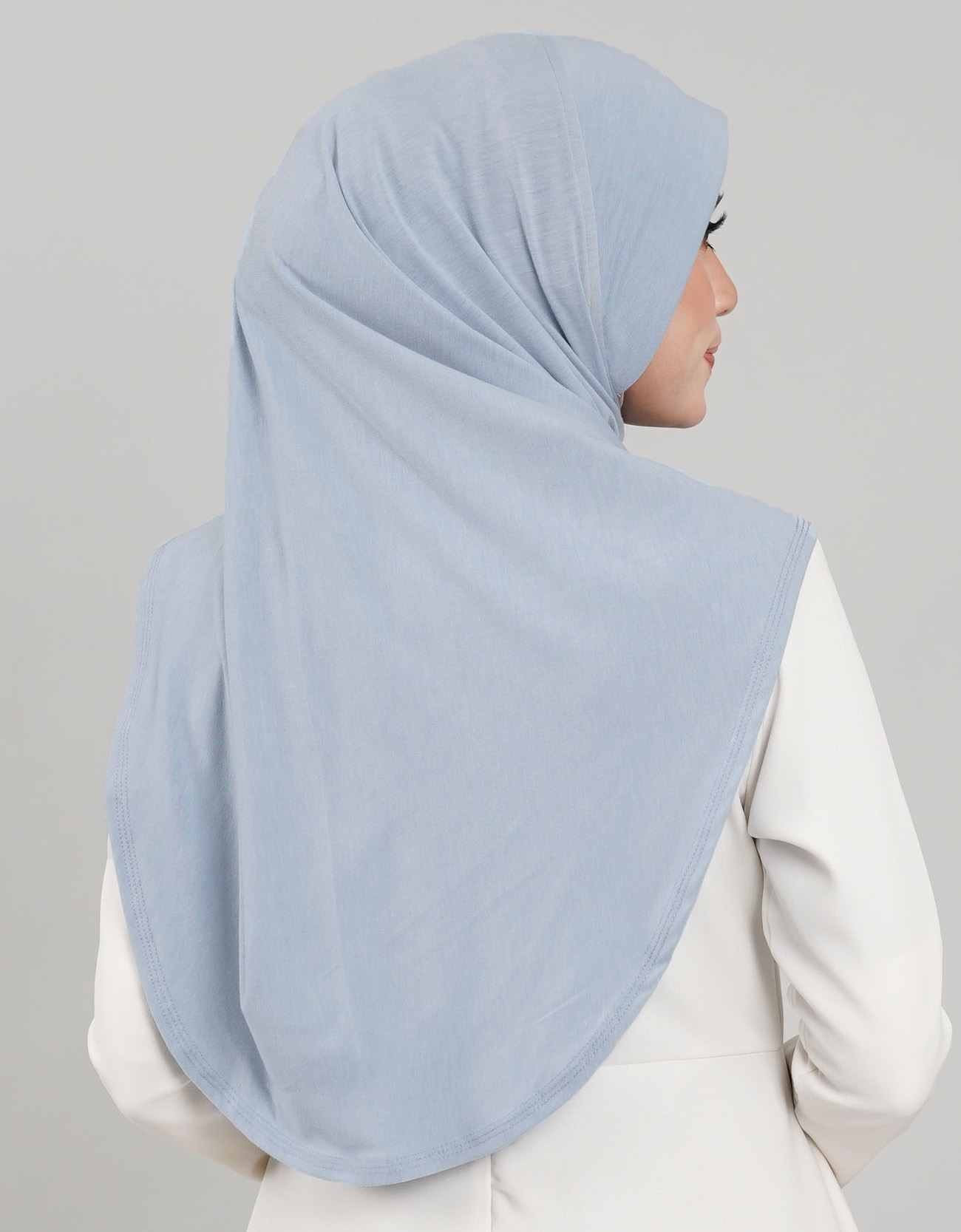Express Hijab Damia Plain - 05 Baby Blue