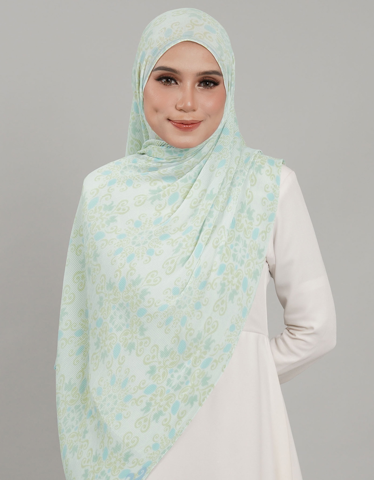 Saloma Pleated Shawl - 07 Gaara