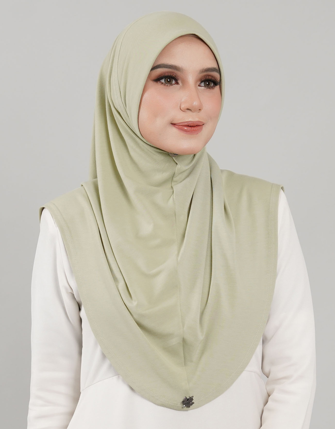 Express Hijab Damia Plain - 08 Tea Green