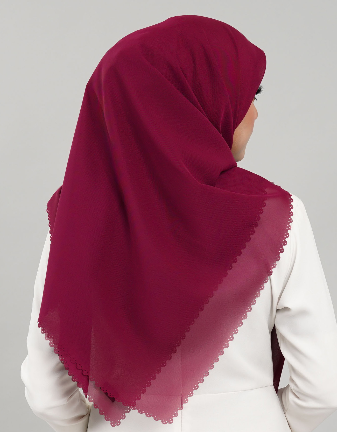 Feena Bawal Plain - 08 Maroon