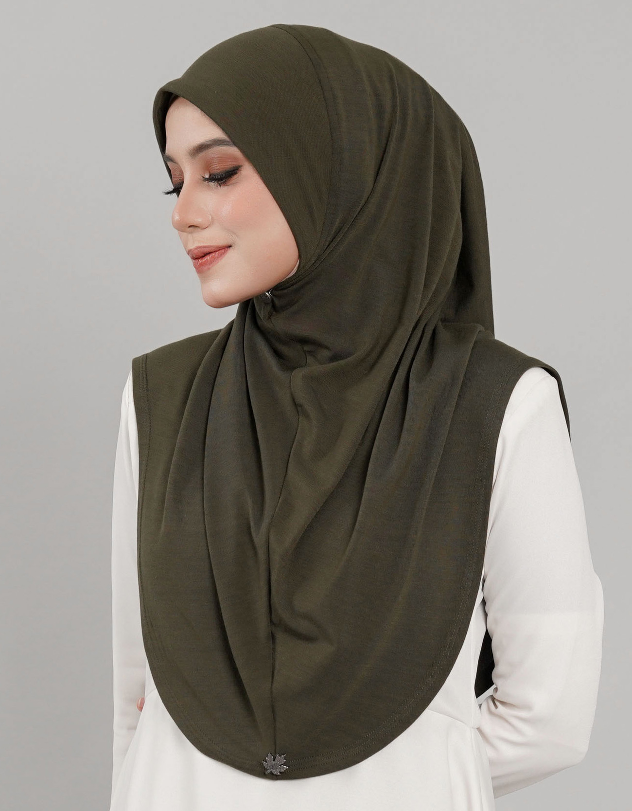 Express Hijab Damia Plain - 09 Seaweed