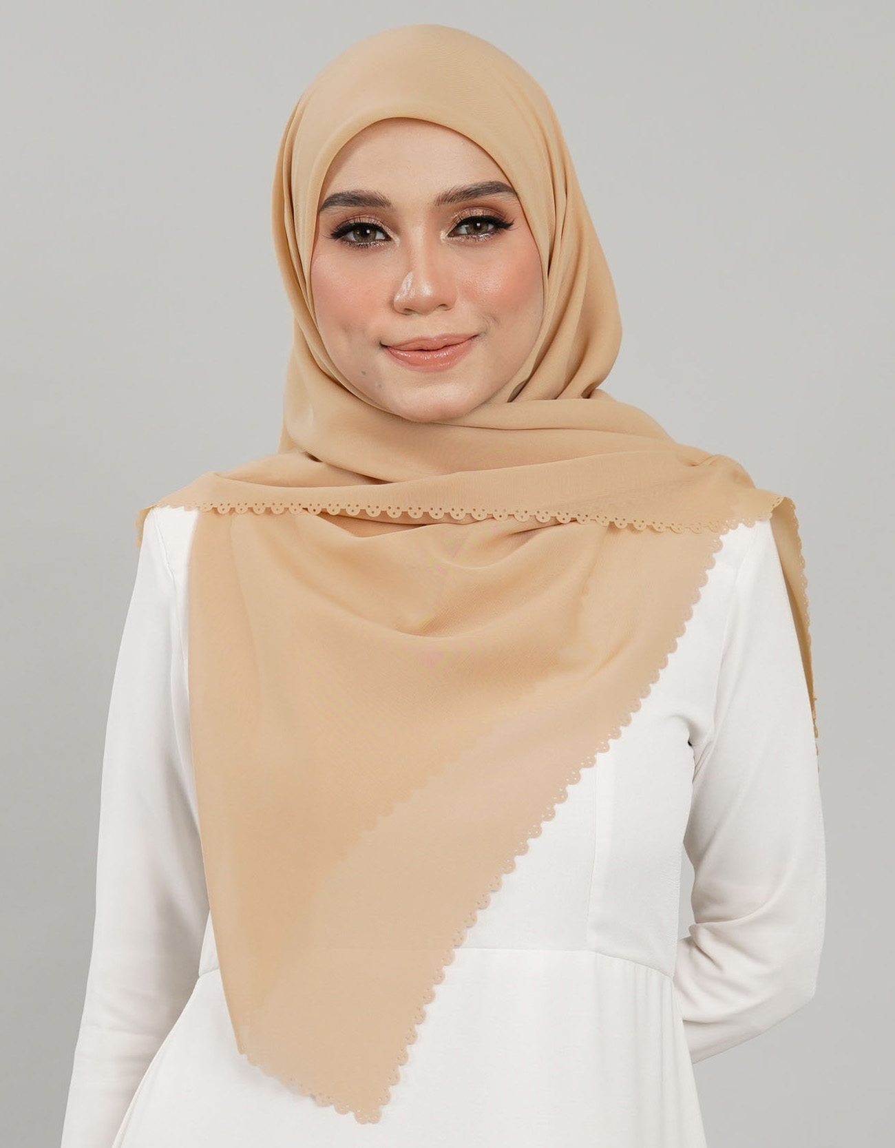 Feena Bawal Plain - 11 Caramel