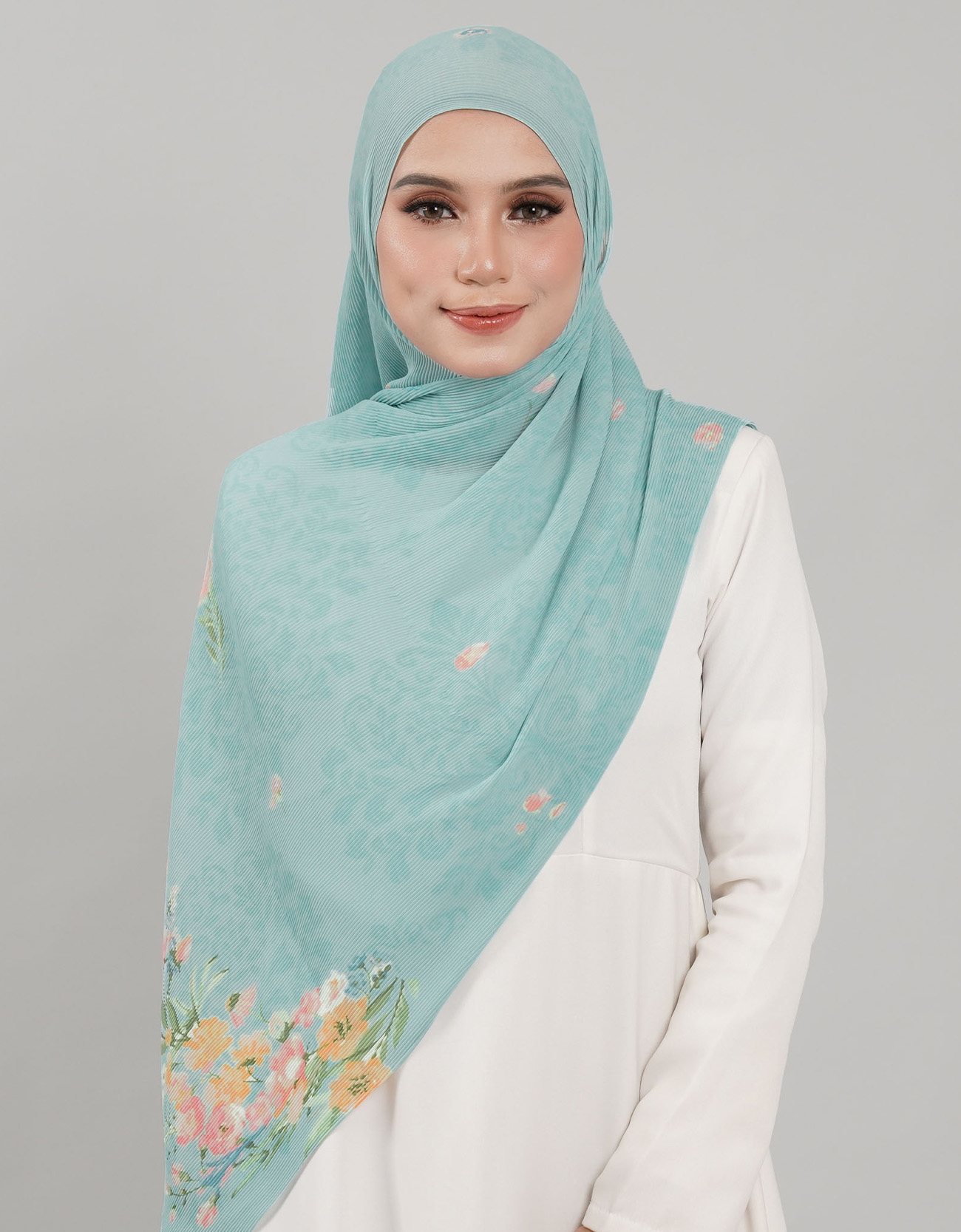 Saloma Pleated Shawl - 11 Kaida