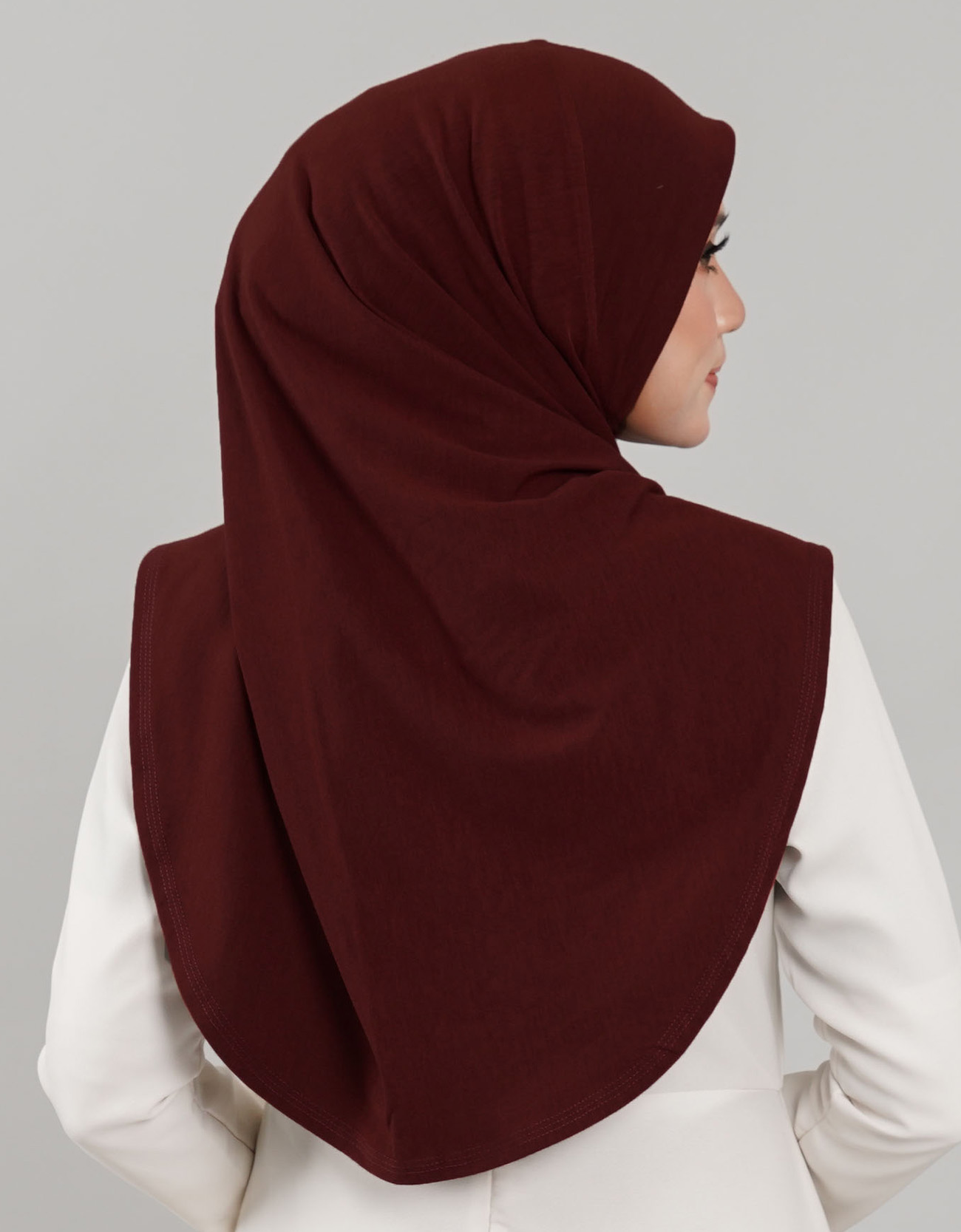 Express Hijab Damia Plain - 12 Rosewood