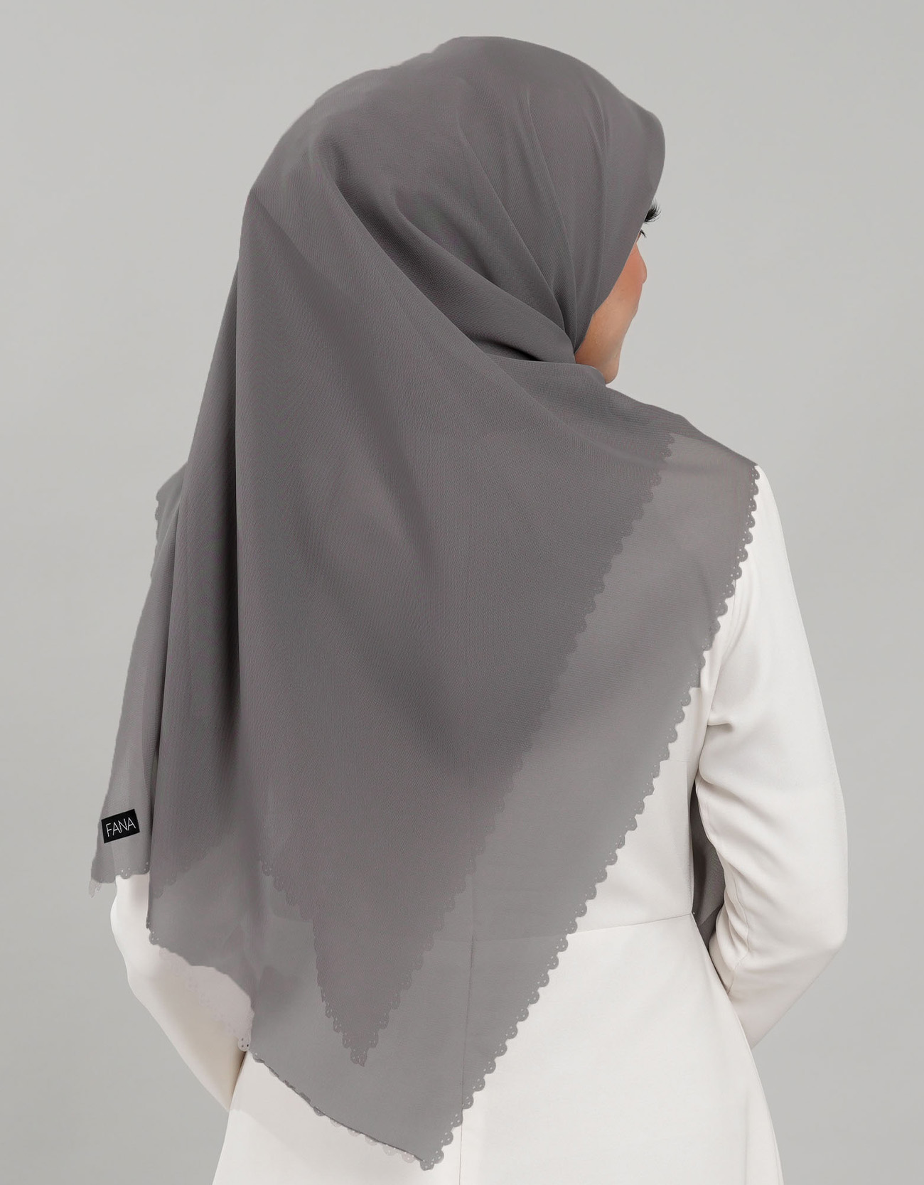 Feena Bawal Plain - 14 Grey