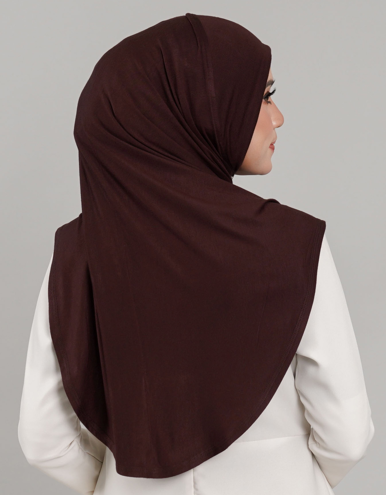 Express Hijab Damia Plain - 18 American Bronze