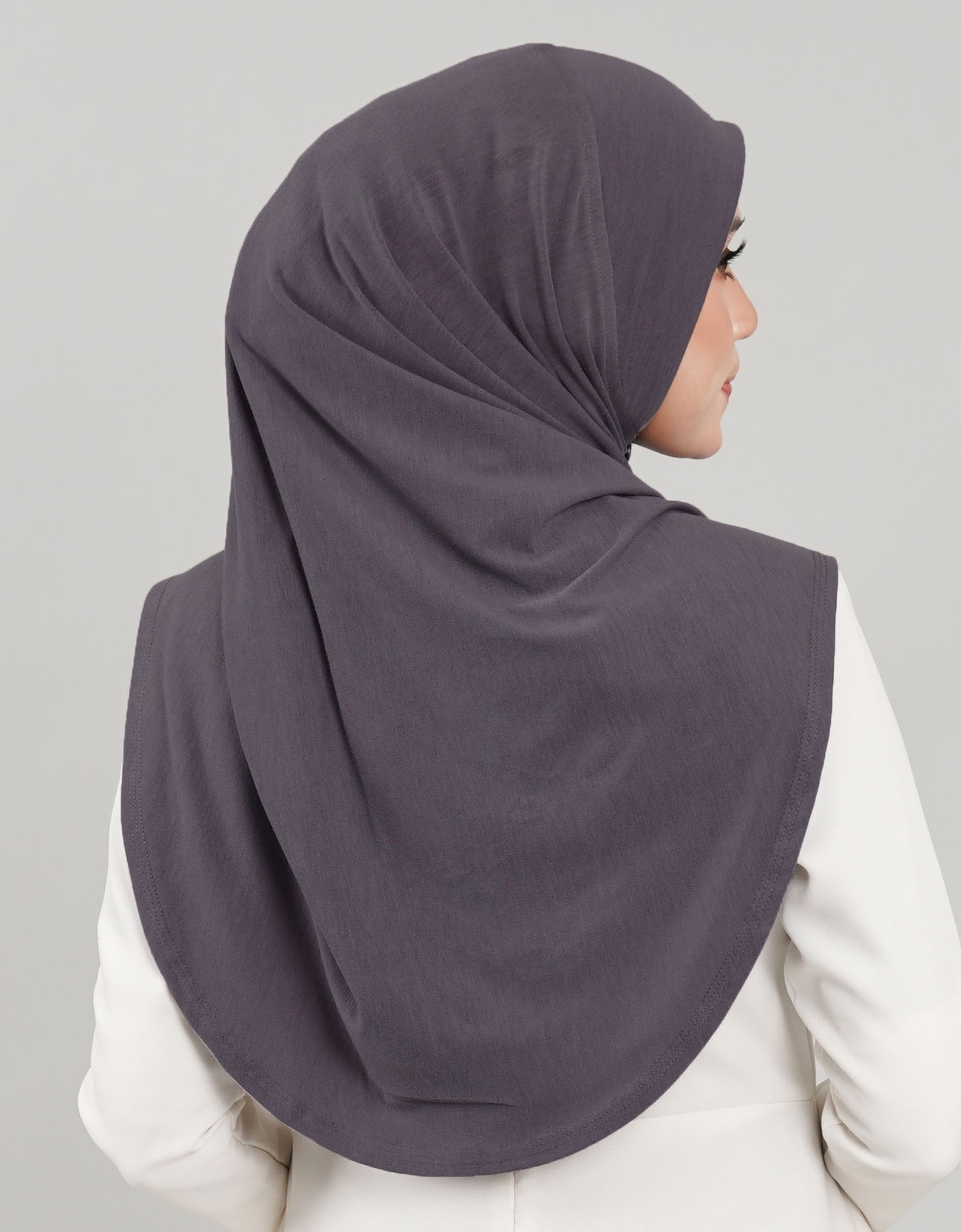 Express Hijab Damia Plain - 21 Steel