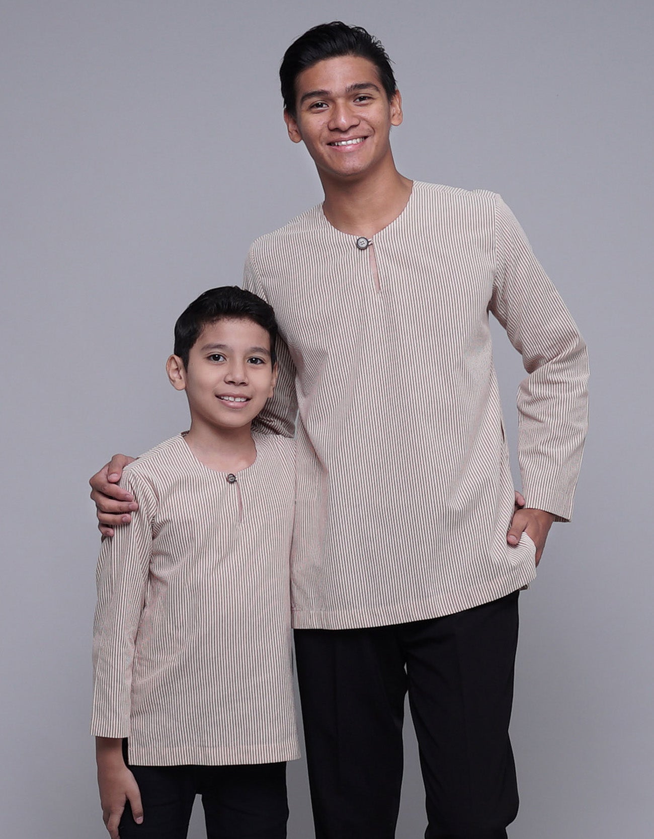 Andika Kurta Kids Cotton Malabar Stripe