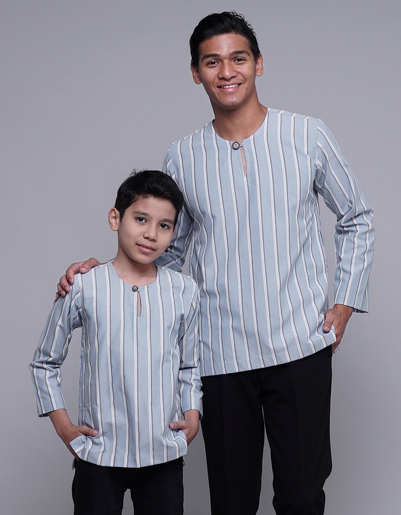 Arjuna Kurta Kids Pencil Stripe