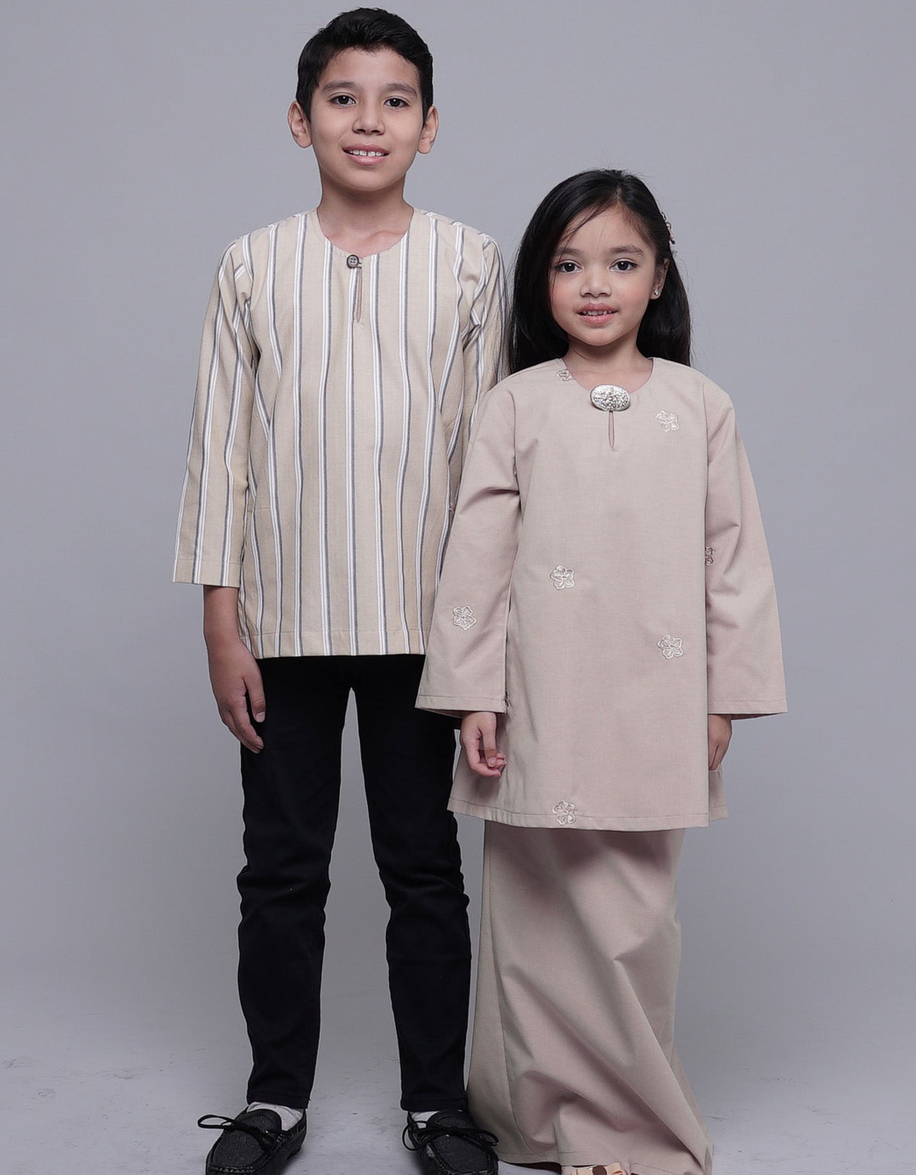 Arjuna Kurta Kids Pencil Stripe