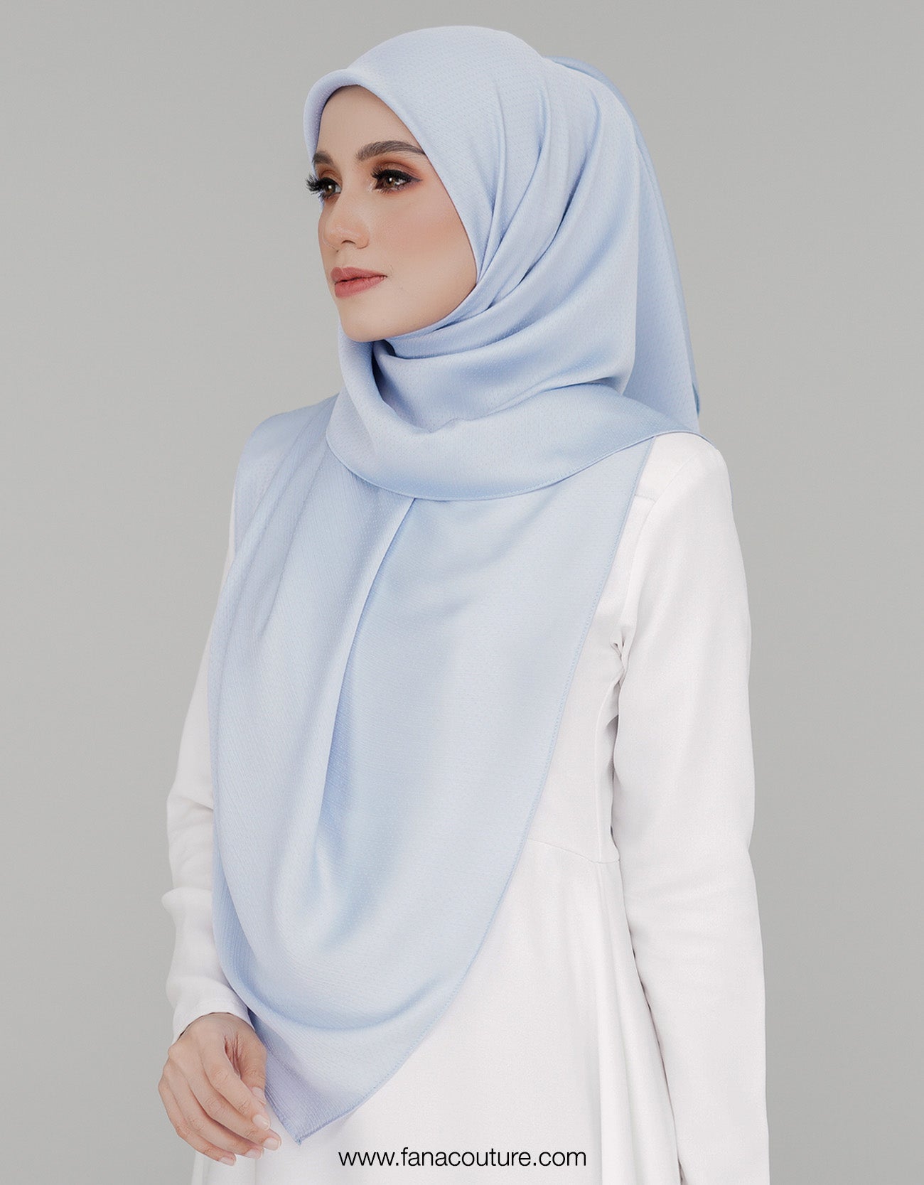 Naura Bawal Plain - 04 Light Steel Blue