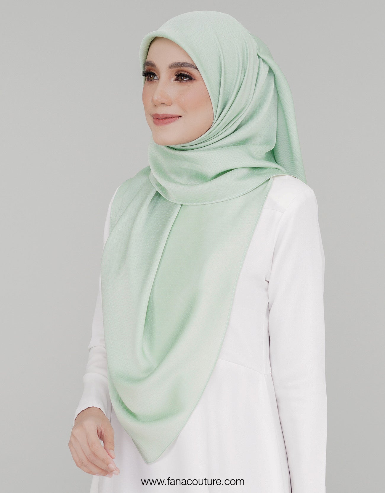 Naura Bawal Plain - 08 Tea Green