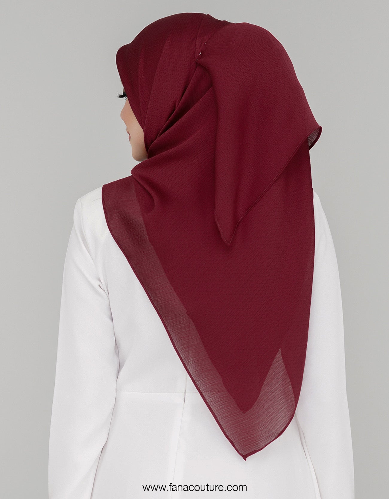 Naura Bawal Plain - 17 Wine Red