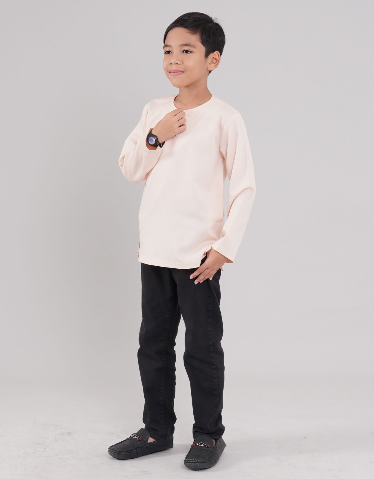 Kurta Furqan Kids - 03 Peach