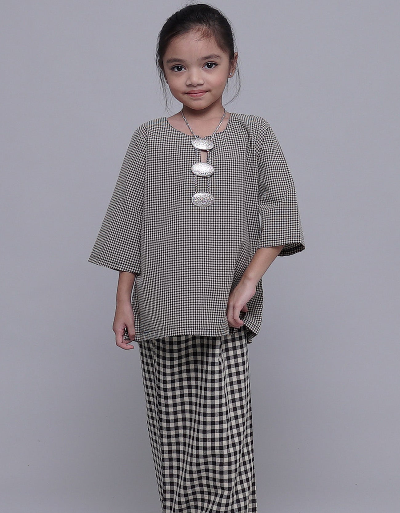 Cendana Kurung Kedah Kids Cotton