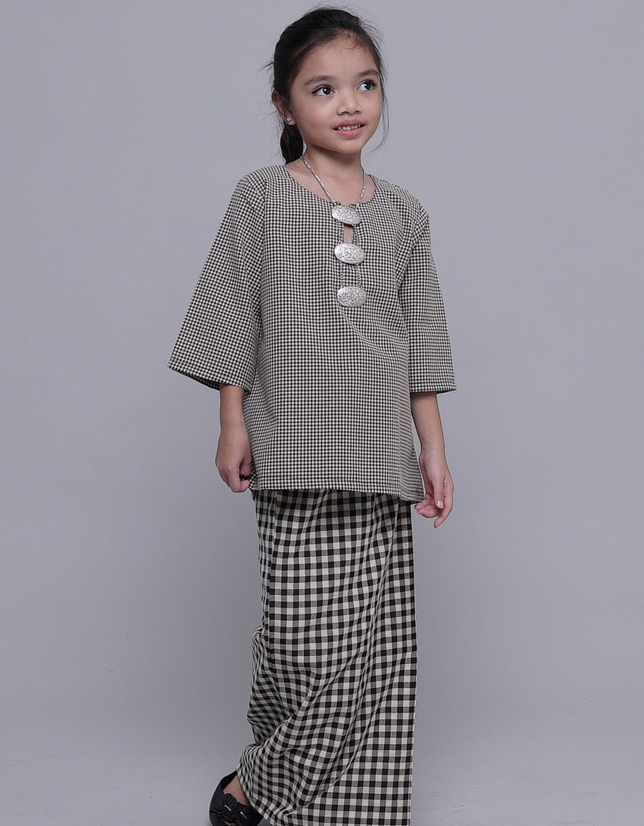 Cendana Kurung Kedah Kids Cotton