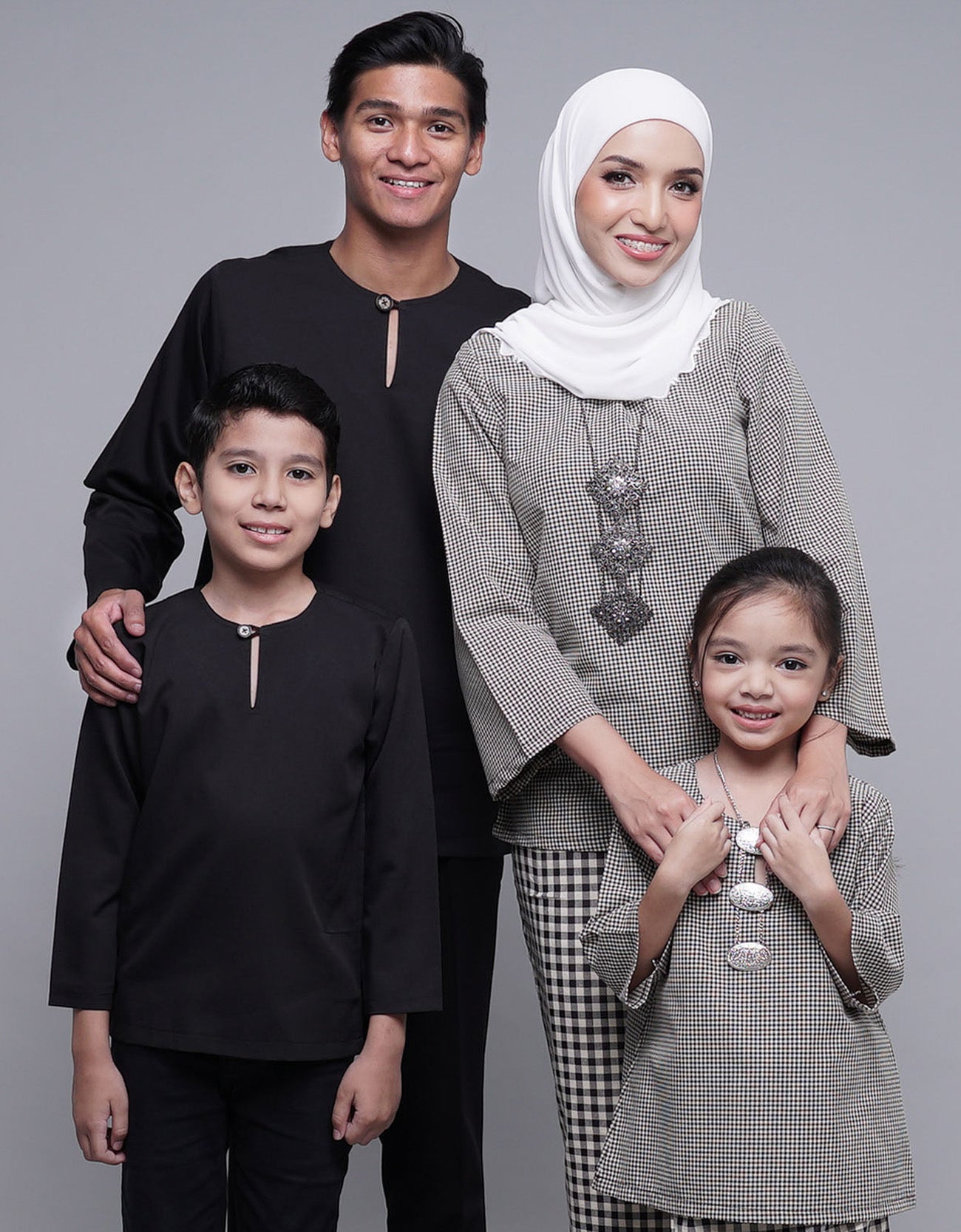 Cendana Kurung Kedah Kids Cotton