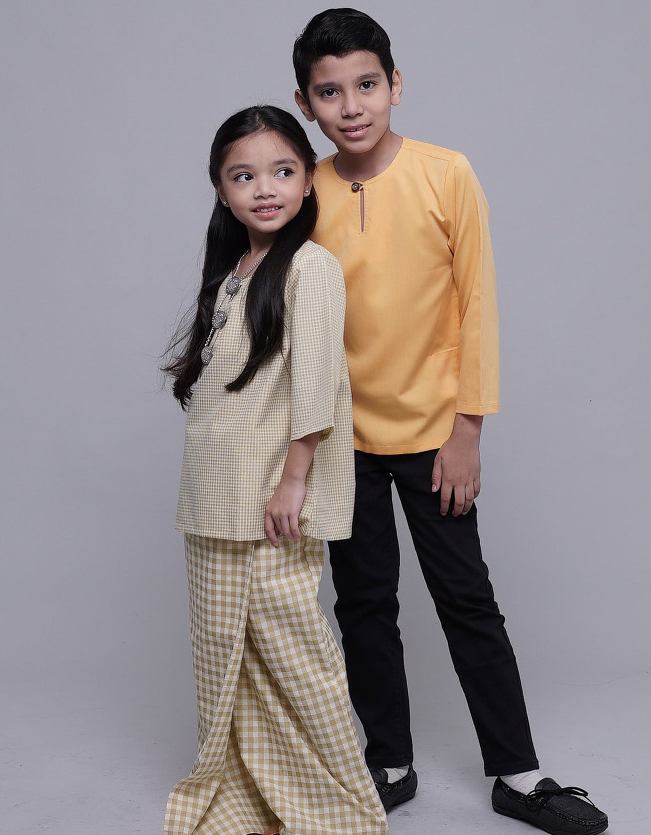 Cendana Kurung Kedah Kids Cotton