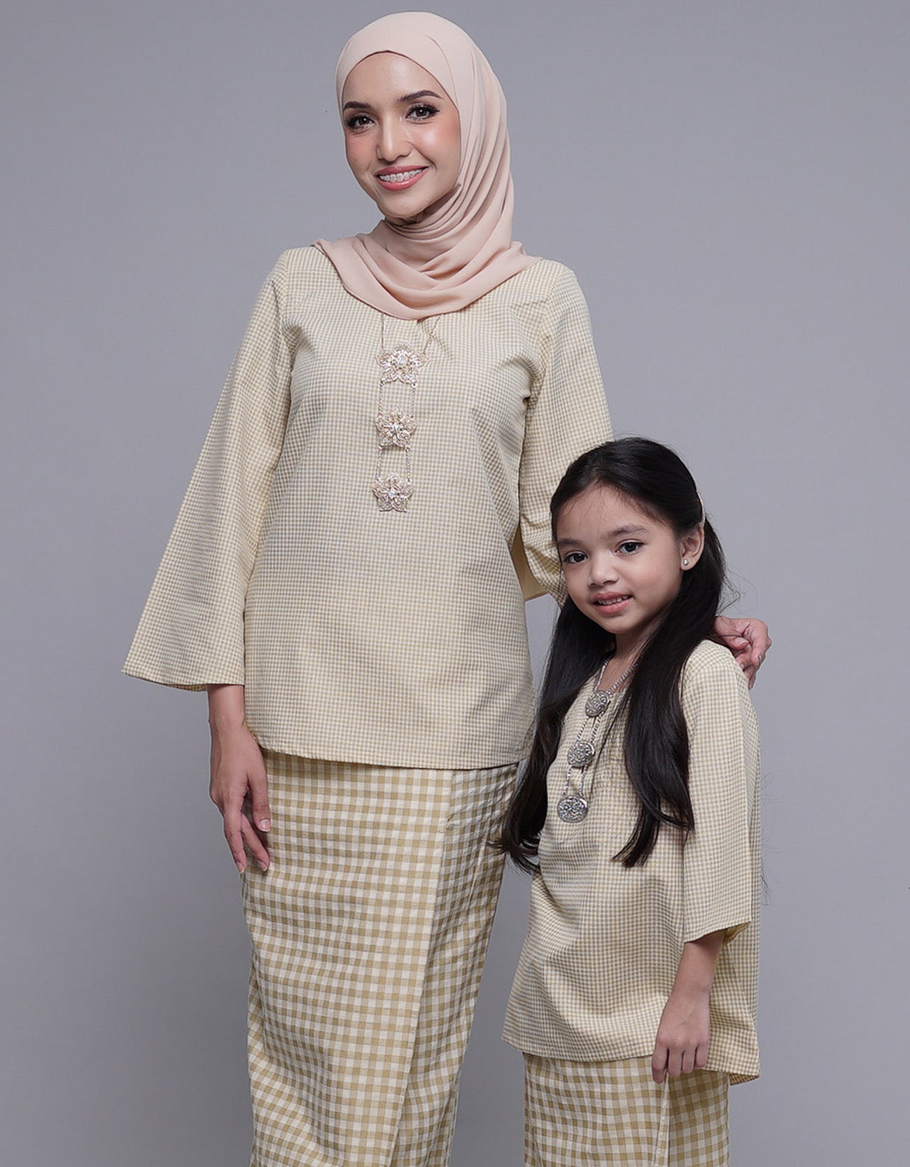 Cendana Kurung Kedah Kids Cotton