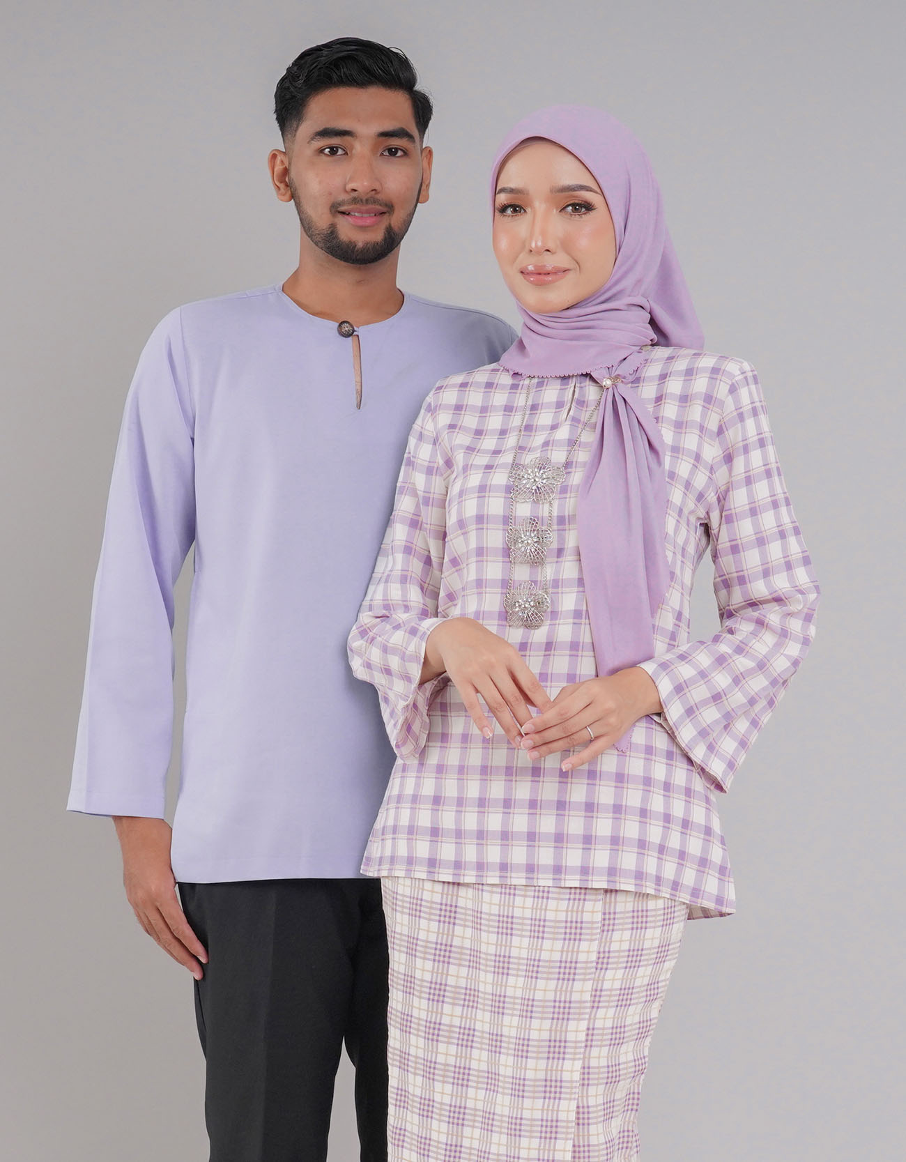 Kasturi Kurung Kedah Adult - 01 Purple