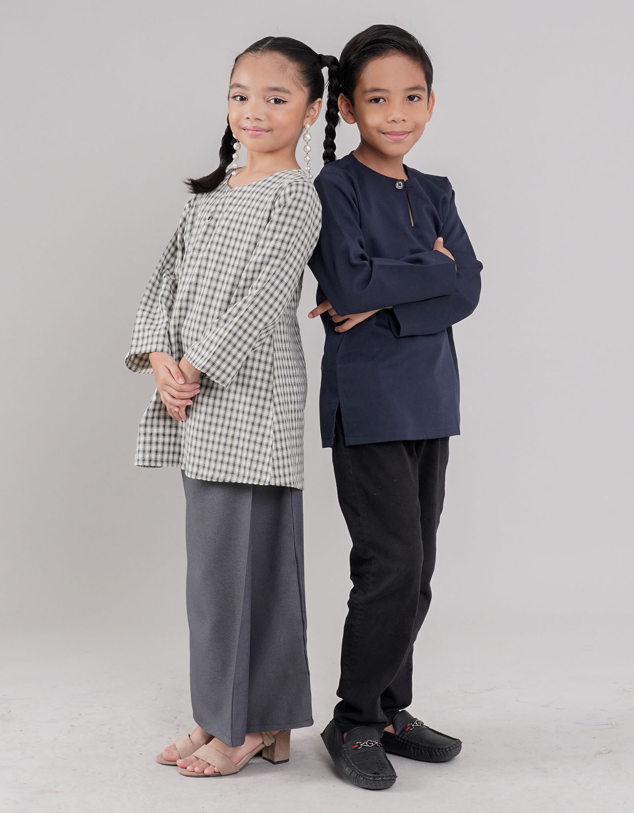Puspa Kurung Riau Kids - 03 Black