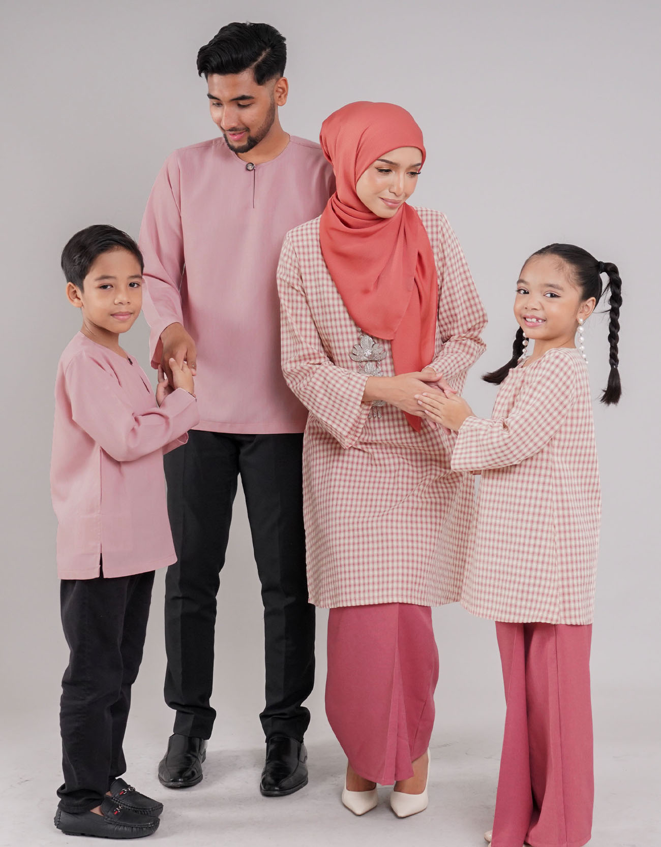 Puspa Kurung Riau Kids - 02 Pink