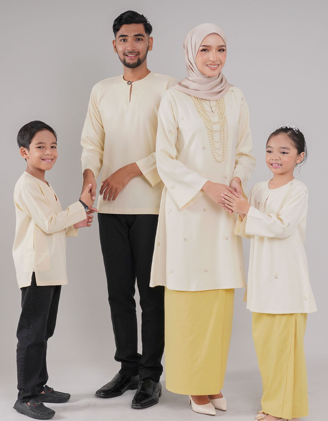 Teratai Kurung Riau Kids - 02 Yellow