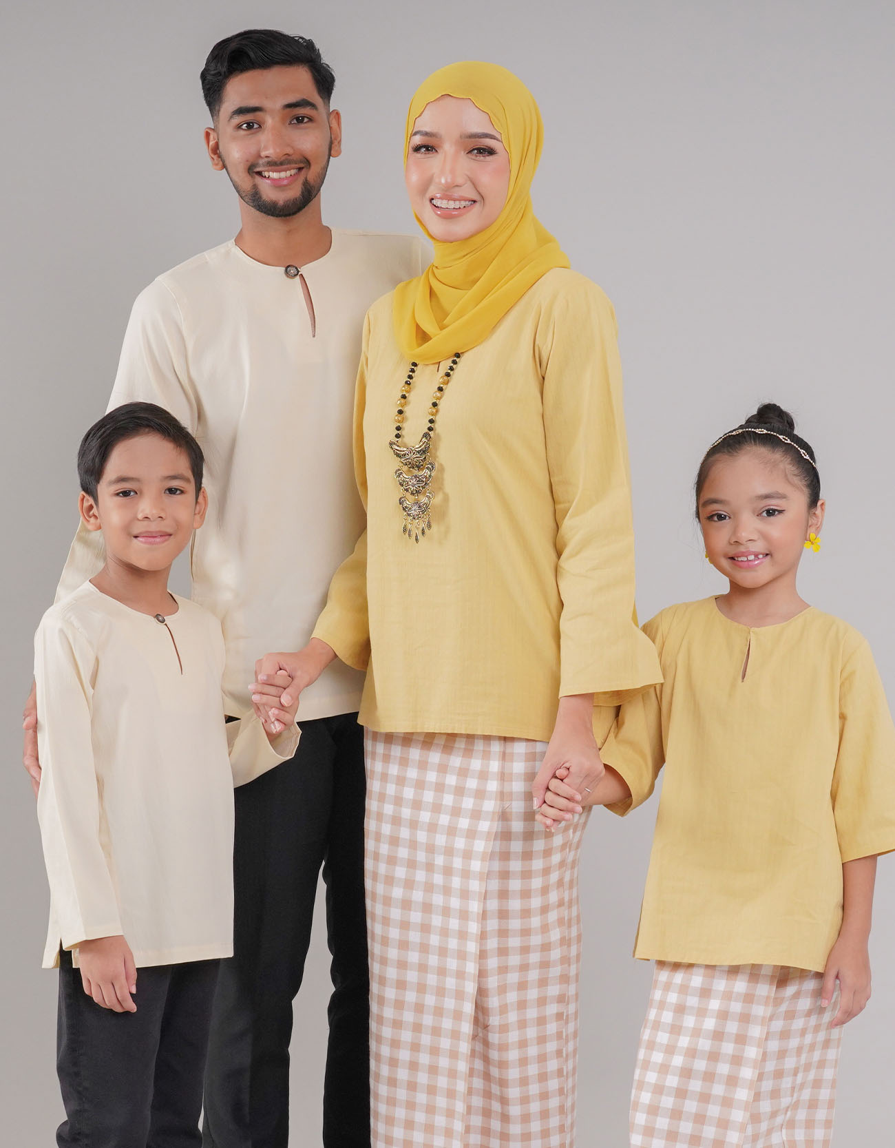Kemboja Kurung Kedah Adult - 02 Yellow