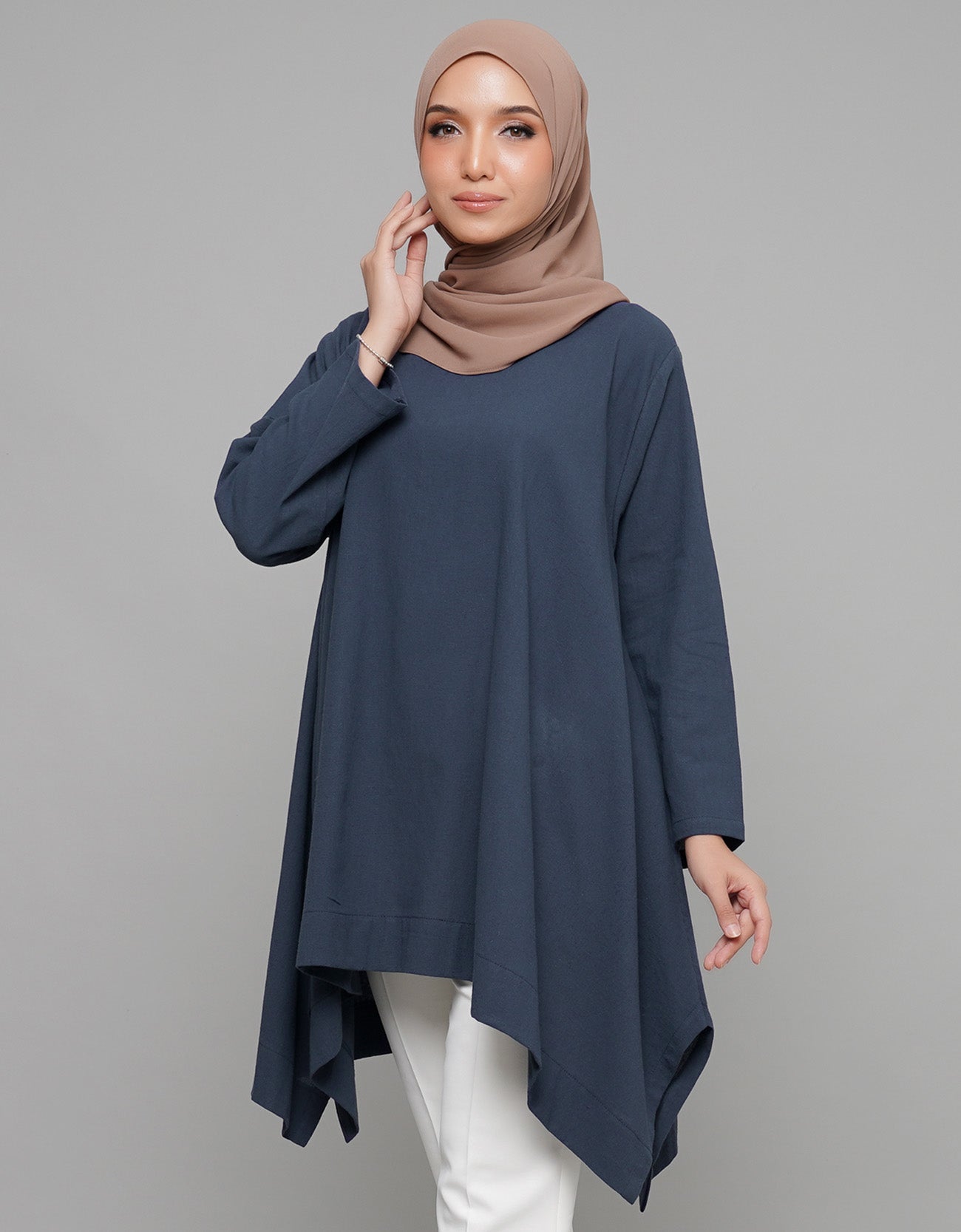 Lily Blouse Cotton Loose Ironless