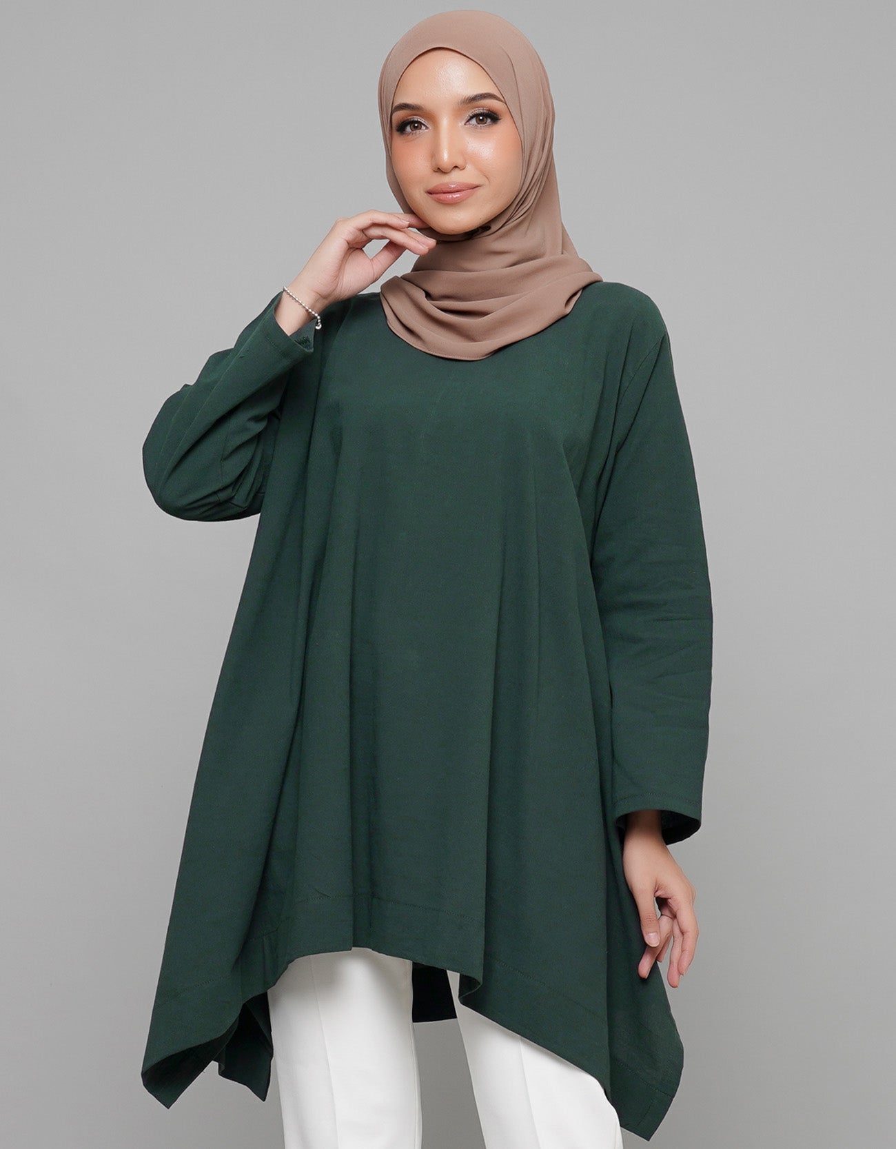 Lily Blouse Cotton Loose Ironless