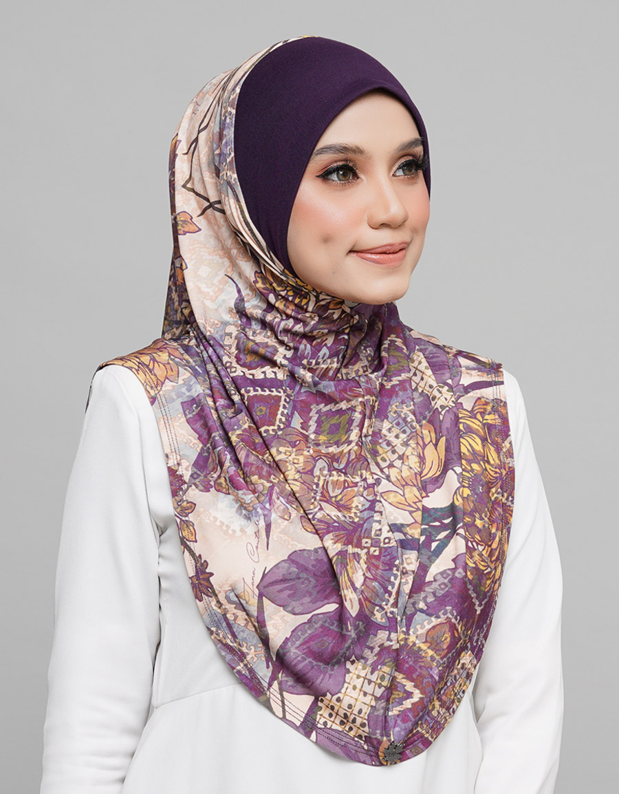 Express Hijab Damia Signature 01 PurplePrime