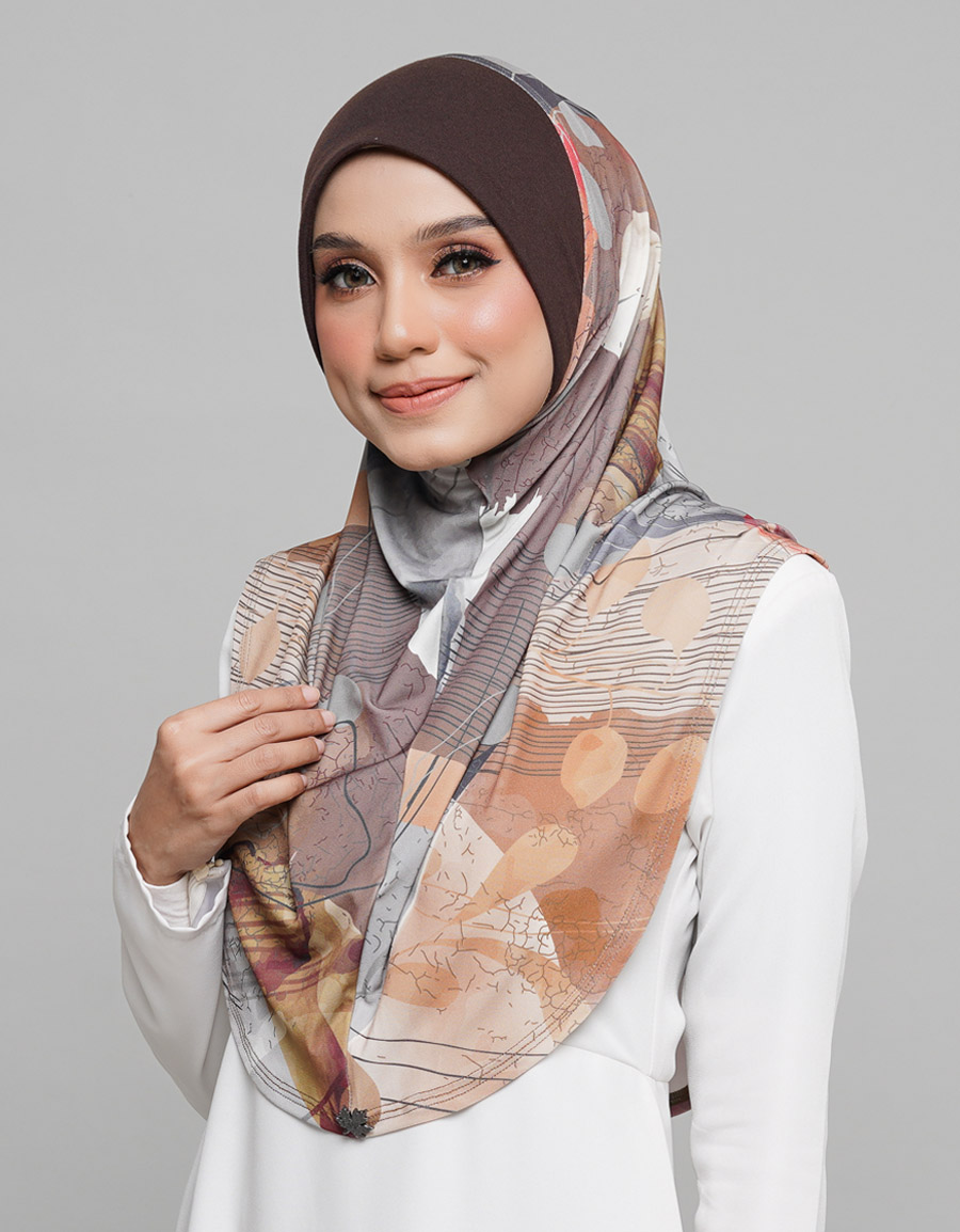 Express Hijab Damia Signature 14 Edgy Petals