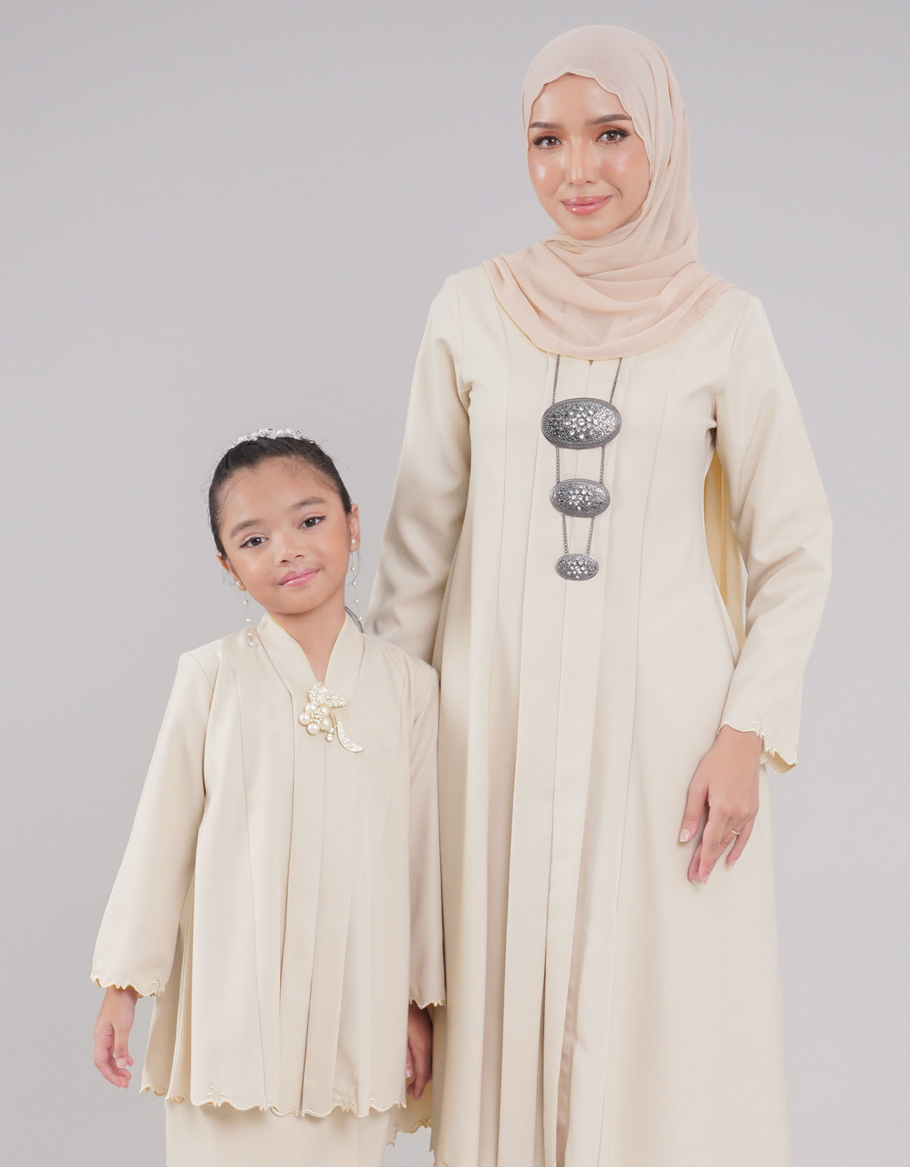 Embun Kebarung Kids Marle Cotton - 01 Thick Cream