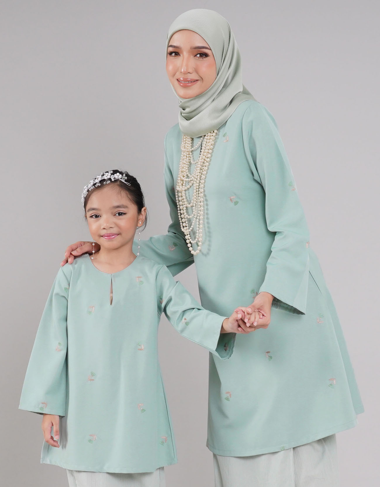 Teratai Kurung Riau Kids - 03 Green