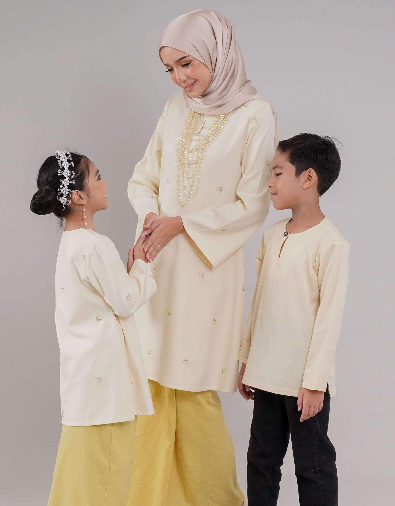 Teratai Kurung Riau Kids - 02 Yellow