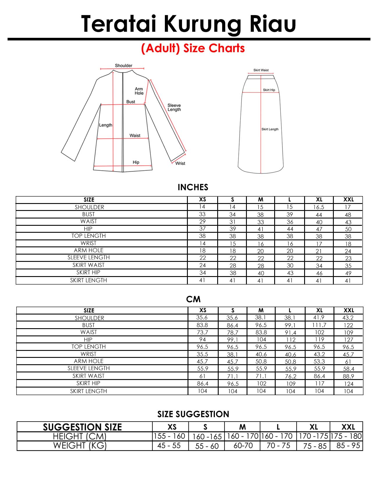 Teratai Kurung Riau Adult - 03 Green